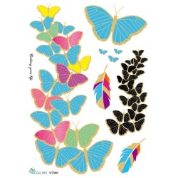 Colored Butterflies
